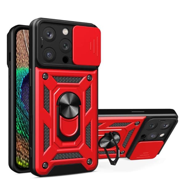 Jazz 3i1 deksel til Apple iPhone 16 Pro Max - Rød