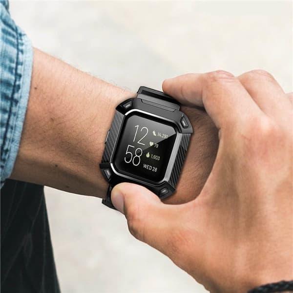 SUPCASE UB Pro til Fitbit Versa 2 - Svart