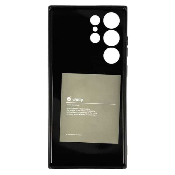 Jelly Case til Samsung Galaxy S23 Ultra - Sort