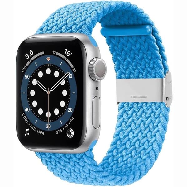 Flettet Urrem til Apple Watch 6 (40mm) - Skyblue