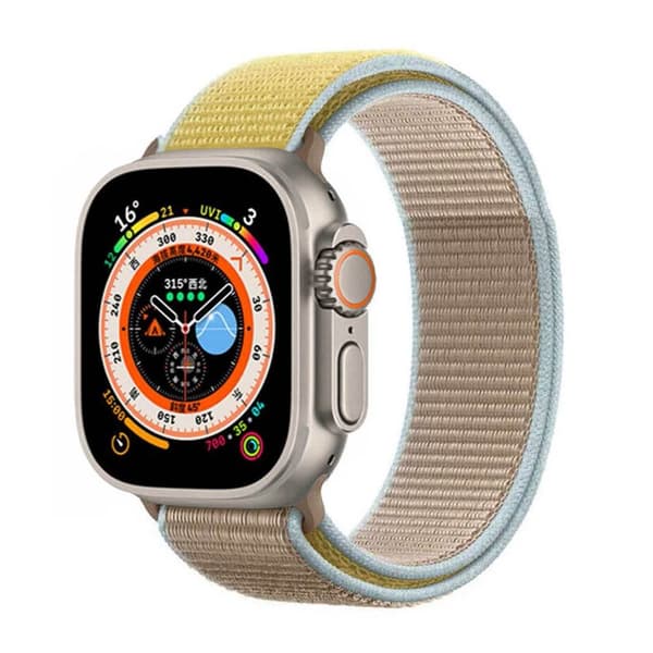 Nylon Urrem til Apple Watch Ultra (49mm) - Camel