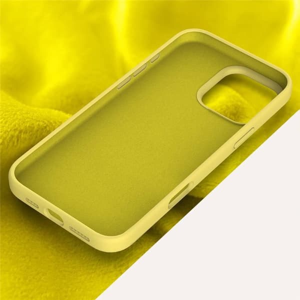 Liquid silikonisuoja Apple iPhone 16 Pro - Canary Yellow