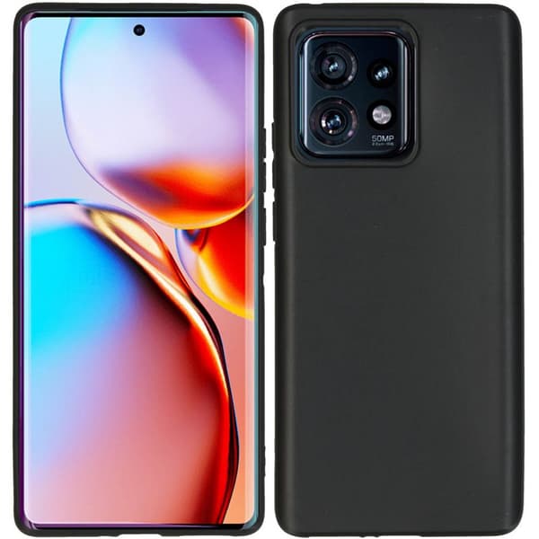 Silikone cover til Motorola Edge 40 Pro - Sort