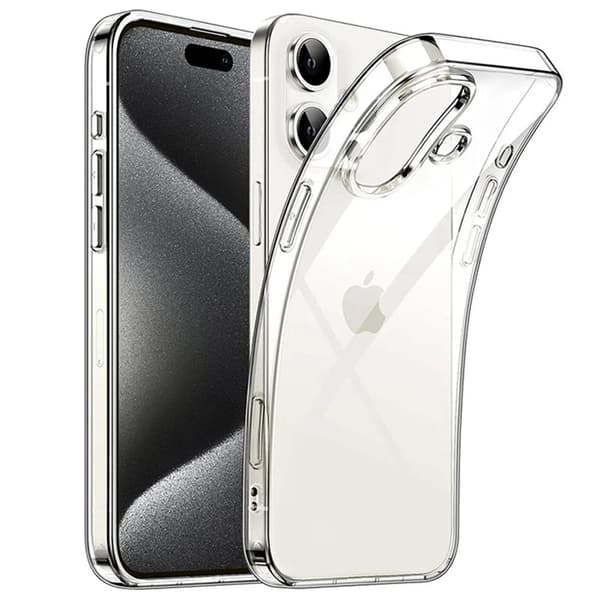 Silikondeksel gjenomsiktig til Apple iPhone 16 Plus