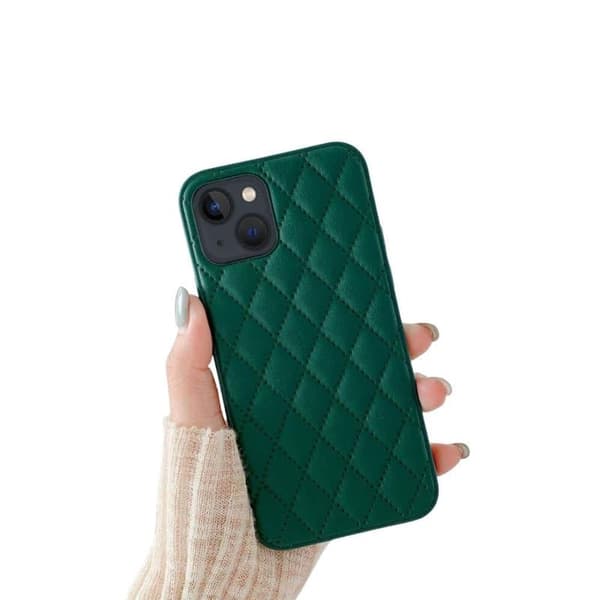 Rhombus cover til Apple iPhone 14 Plus - Grøn