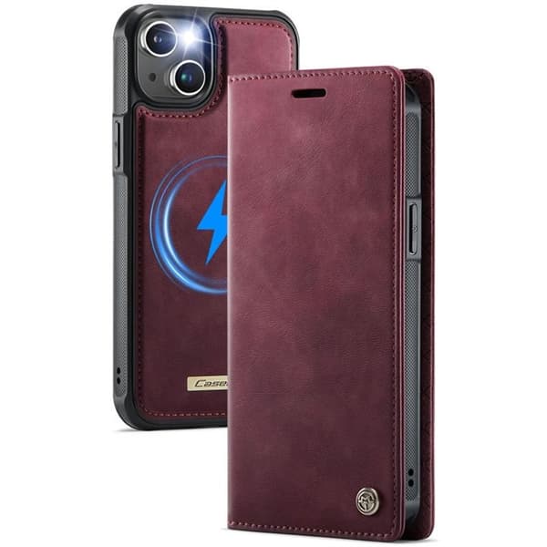 CaseMe mobildeksel C49 2i1 til Apple iPhone 14 Plus – Crimson