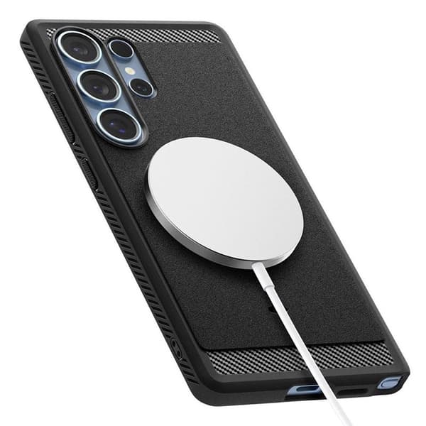 Spigen Rugged Armor cover til Samsung Galaxy S25 Ultra - Sort