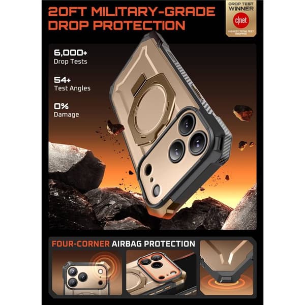 SUPCASE UB Grip deksel til Apple iPhone 17 Pro Max - Desert