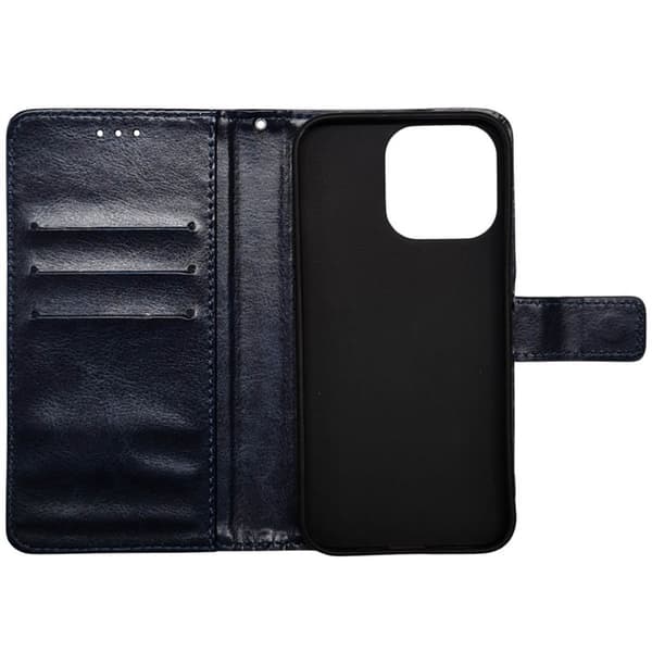 PlÃ¥nboksfodral 3-kort till Apple iPhone 15 Plus - MÃ¶rkblÃ¥