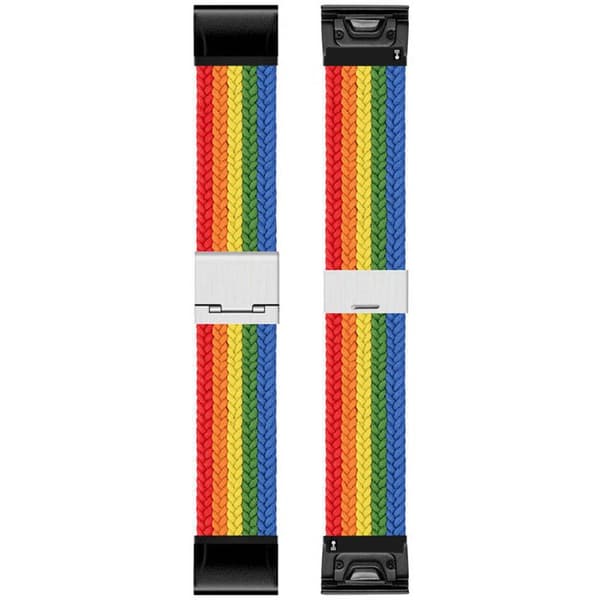 Punottu Kellon ranneke Garmin Fenix 9 (47mm) - Pride