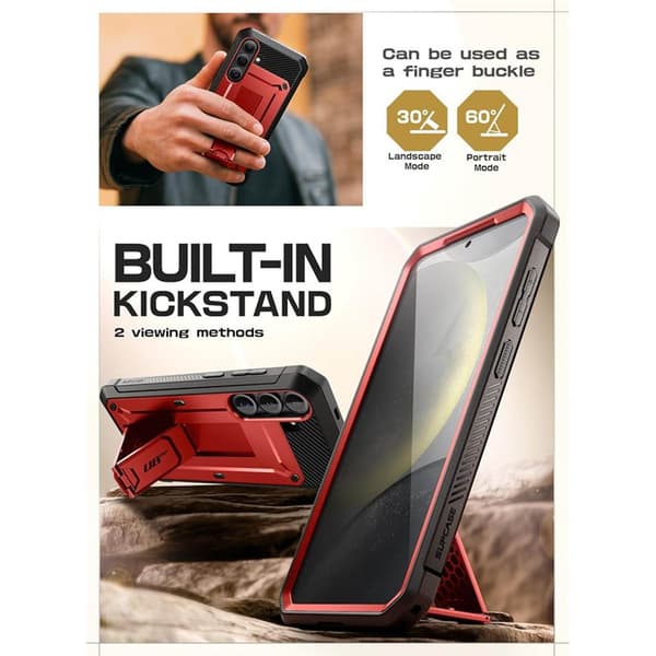 SUPCASE UB Pro 2-set til Samsung Galaxy S25 Plus - Ruddy
