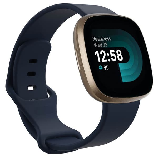 Sport urrem til Fitbit Versa 4 - MÃ¸rkeblÃ¥