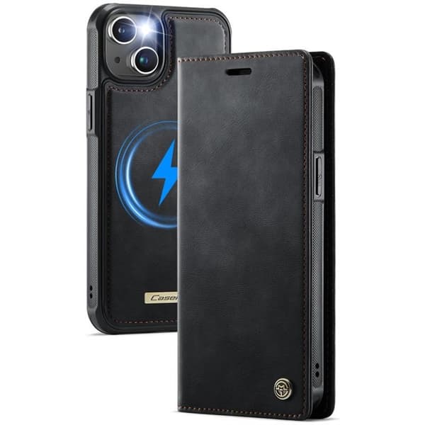 CaseMe mobildeksel C49 2i1 til Apple iPhone 15 – Onyx black