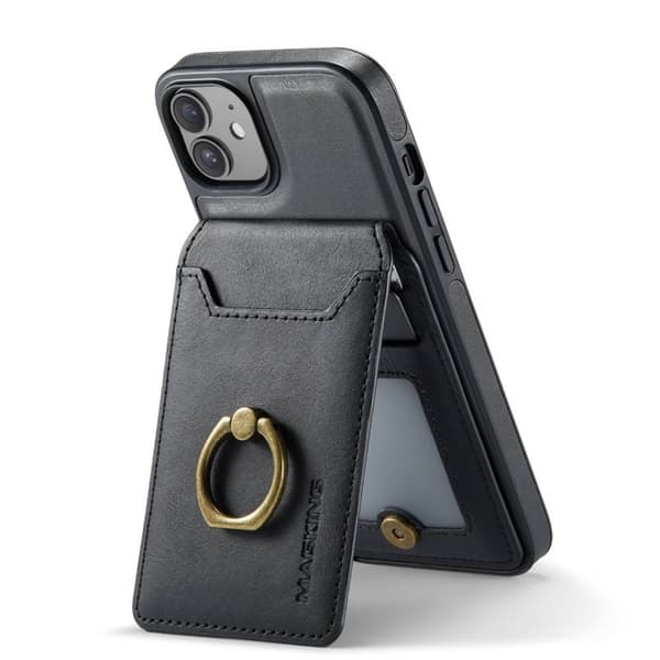 DG-Ming Magking K1 2i1 cover til Apple iPhone 12 - Sort