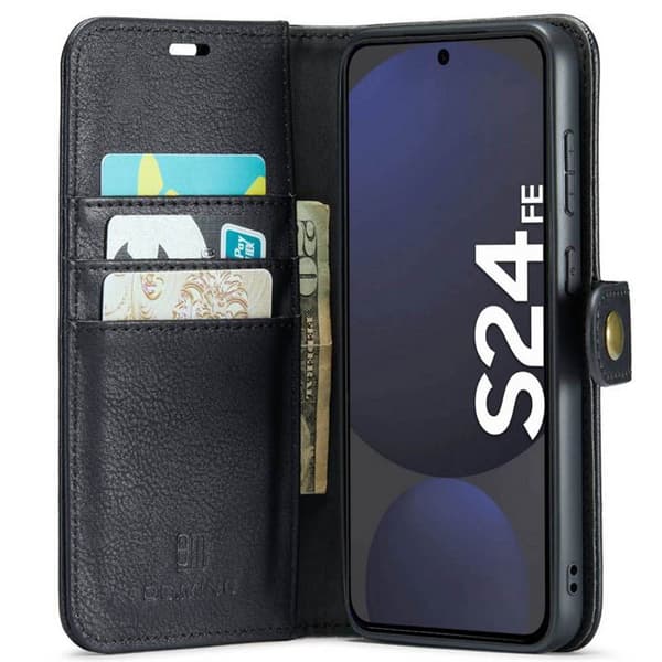 Wallet DG-Ming 2i1 til Samsung Galaxy S24 FE - Sort