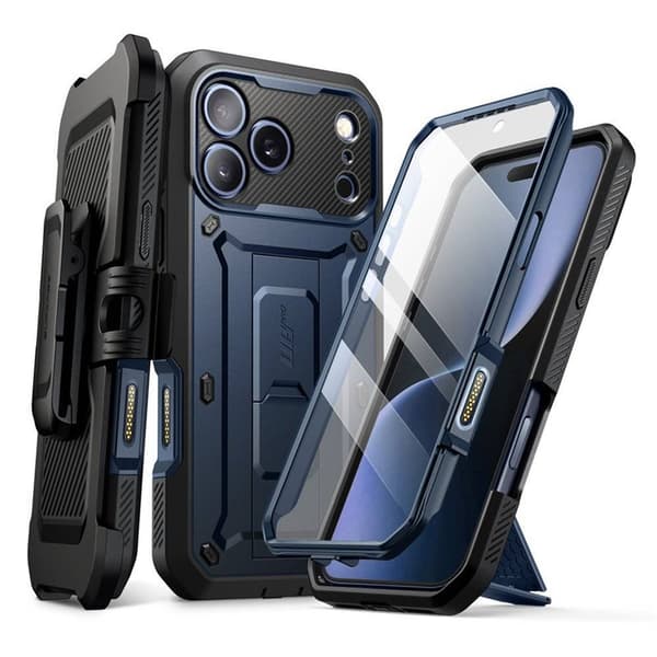 SUPCASE UB Pro cover til Apple iPhone 17 Pro - Azure