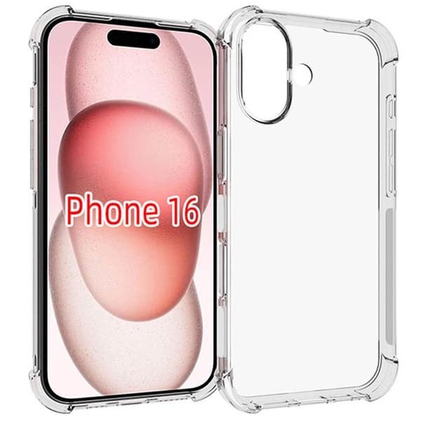 StÃ¸dsikkert silikone cover til Apple iPhone 16