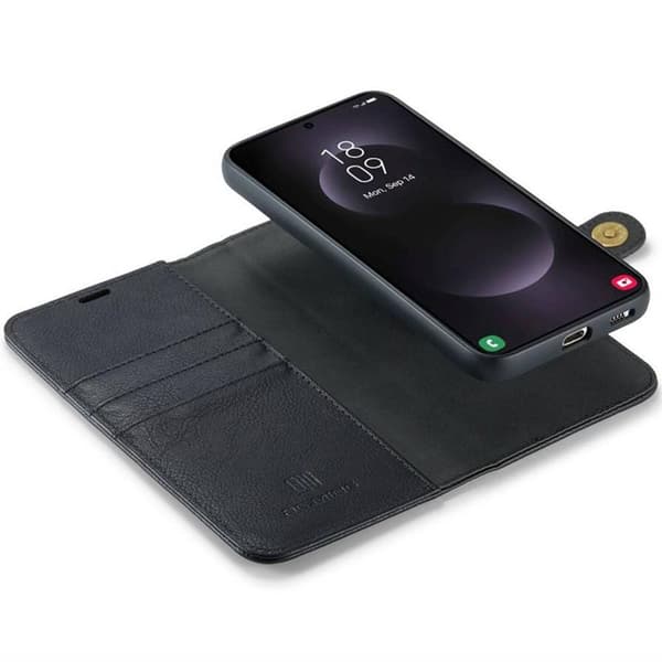 Wallet DG-Ming 2i1 til Samsung Galaxy S25 Edge - Sort