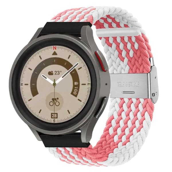 Flettet elastisk klokkereim til Samsung Galaxy Watch 5 Pro