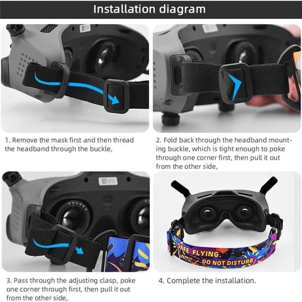 Pandebånd Do Not Disturb til DJI Goggles 2