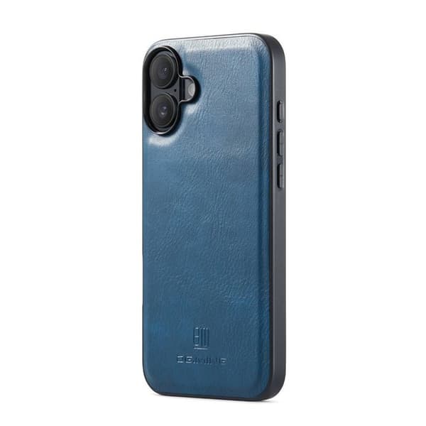 Wallet DG-Ming 2i1 til Apple iPhone 16 - BlÃ¥