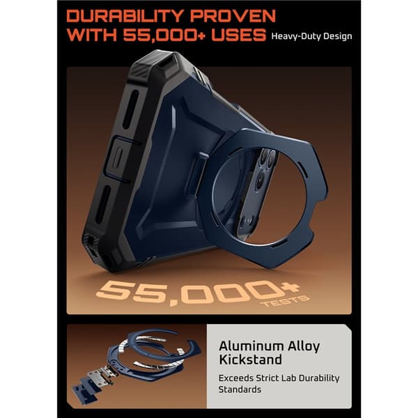 SUPCASE UB Grip Pro deksel til Apple iPhone 17 Pro - Azure