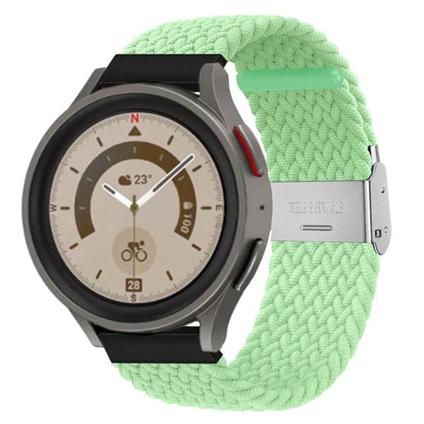 Flettet Elastisk urrem til Samsung Galaxy Watch 5 Pro (45mm) -