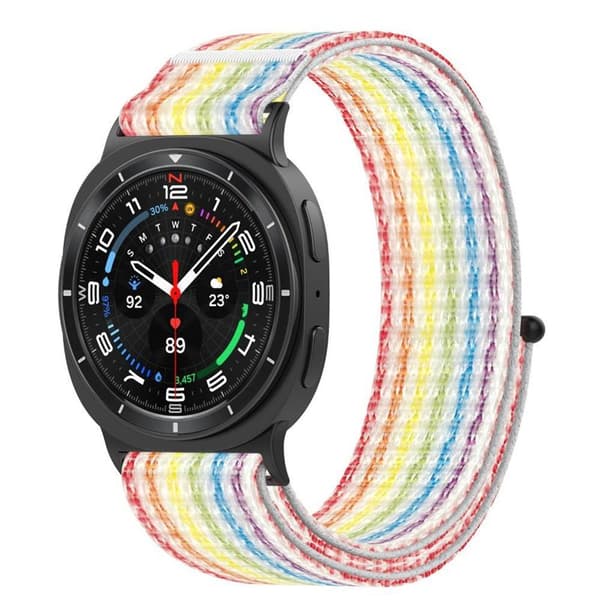 Nylon Urrem til Samsung Galaxy Watch 8 (44) - Pride Edition