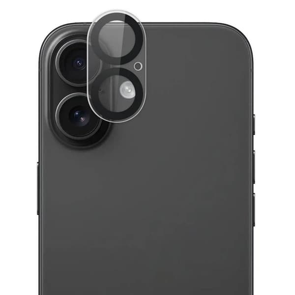 2-pack Kamera lins glas till Apple iPhone 17 - Svart