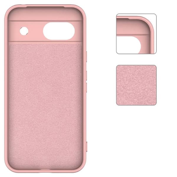Liquid silikondeksel til Google Pixel 8a - Peach