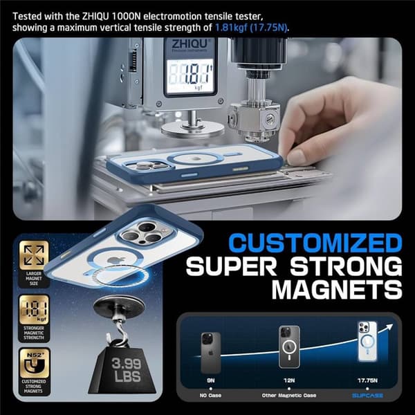 SUPCASE UB Mag deksel til Apple iPhone 16 Pro Max - Azure