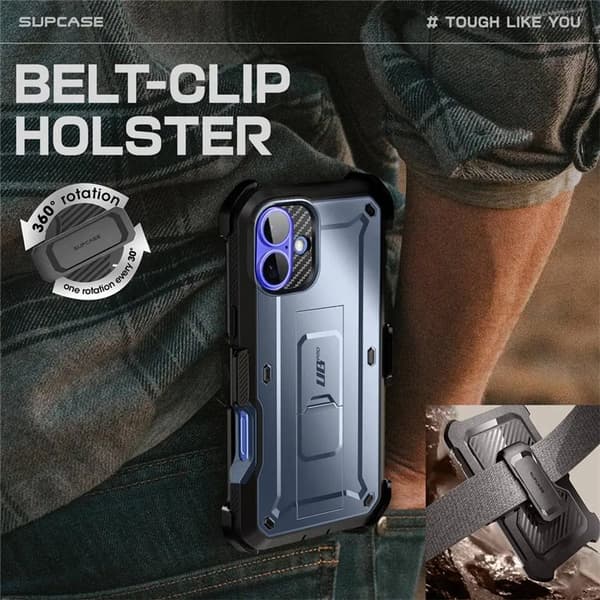 SUPCASE UB Pro deksel til Apple iPhone 16 - Tilt