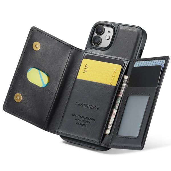 DG-Ming Magking K2 2i1 cover til Apple iPhone 12 - Sort