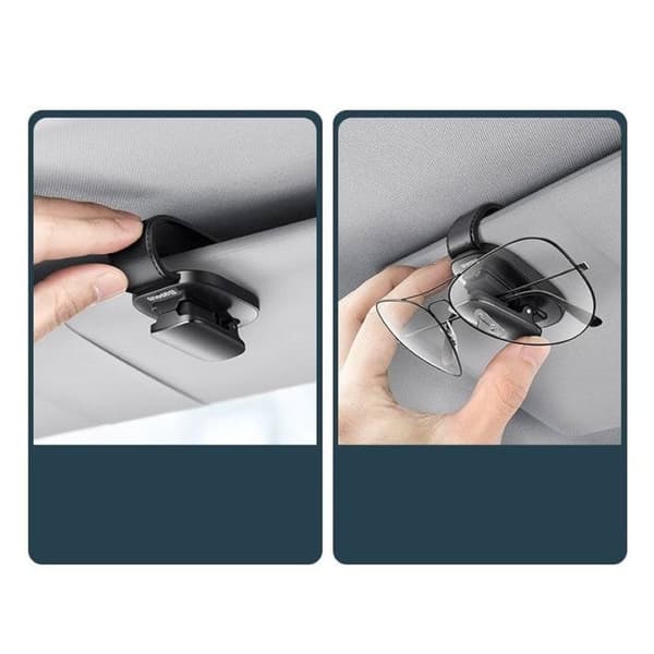 BASEUS Vihicle Eyewear Clip Bilholder - Sort