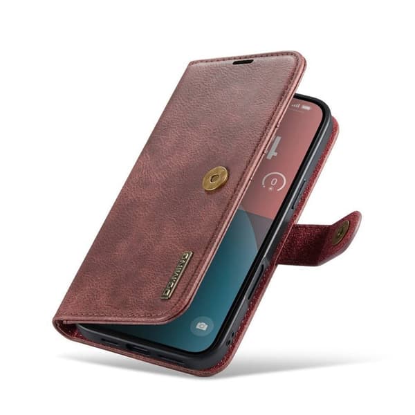 Wallet DG-Ming 2i1 til Apple iPhone 16 - RÃ¸d