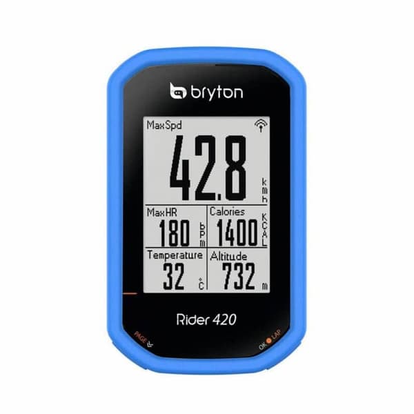 Silikone cover til Bryton Rider 420 E - Blå