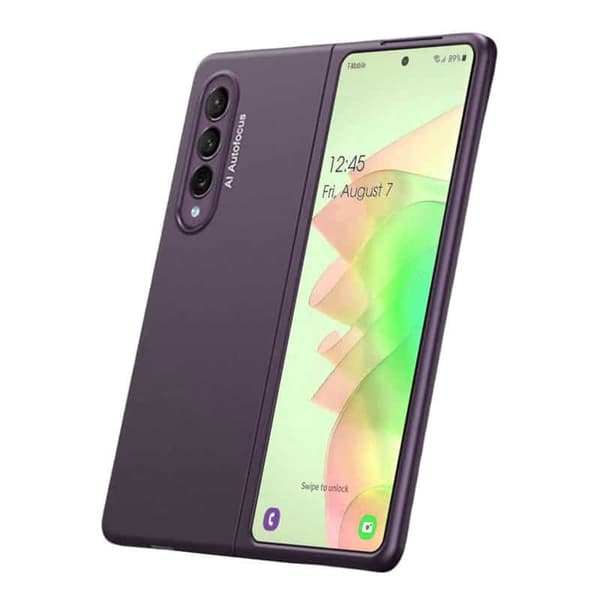 Hardt deksel til Samsung Galaxy Z Fold 4 - Mørklilla