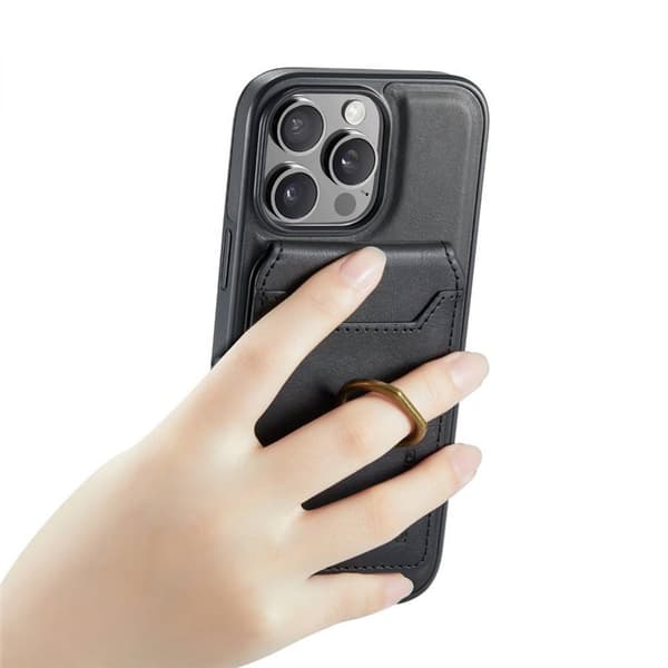 DG-Ming Magking K1 2i1 cover til Apple iPhone 16 Pro Max - Sort