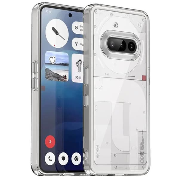 TPU+Acrylic deksel til Nothing Phone 3a - Clear