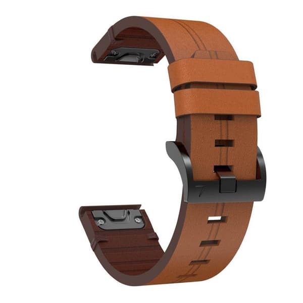 Nail lÃ¦der urrem easyfit til Garmin Descent G2 - Chestnut Oak