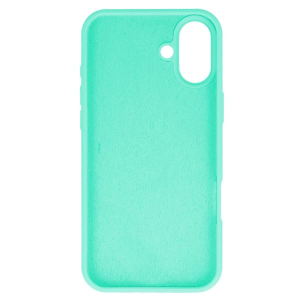 Silicone Lite Case til Apple iPhone 16 Plus - Mint green