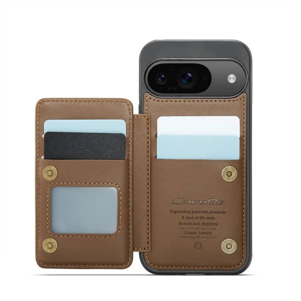 CaseMe mobildeksel C22 til Google Pixel 9 - Brun