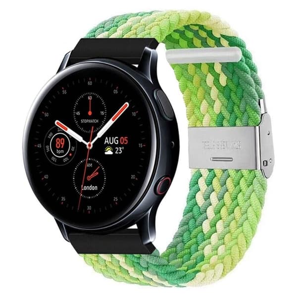 Flettet Elastisk urrem til Samsung Galaxy Watch Active 2 (44mm)