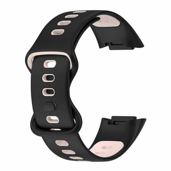 Twin Sport urrem til Fitbit Charge 6 - Sort/pink
