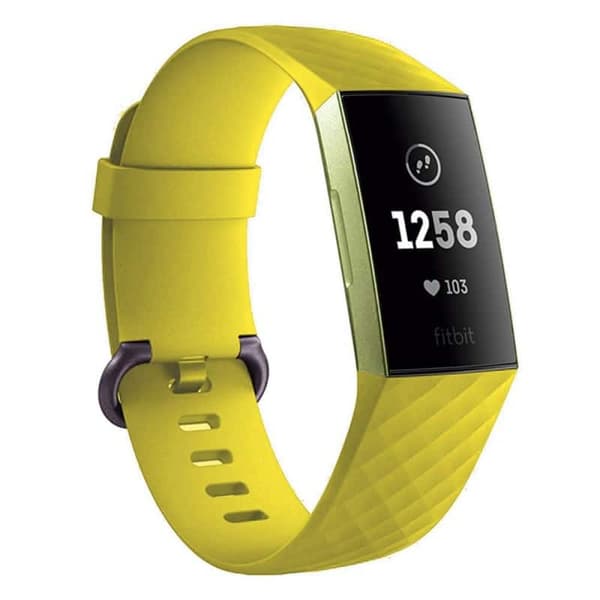 Sport Kellon ranneke Fitbit Charge 3 - keltainen