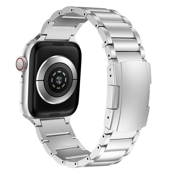 BEAD Titanium urrem til Apple Watch 7 (45mm) - SÃ¸lv