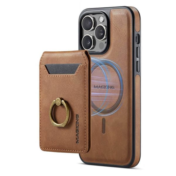 DG-Ming Magking K1 2i1 deksel til Apple iPhone 14 Pro Max - Brun