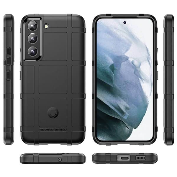 Rugged Shield cover til Samsung Galaxy S23 Plus - Sort
