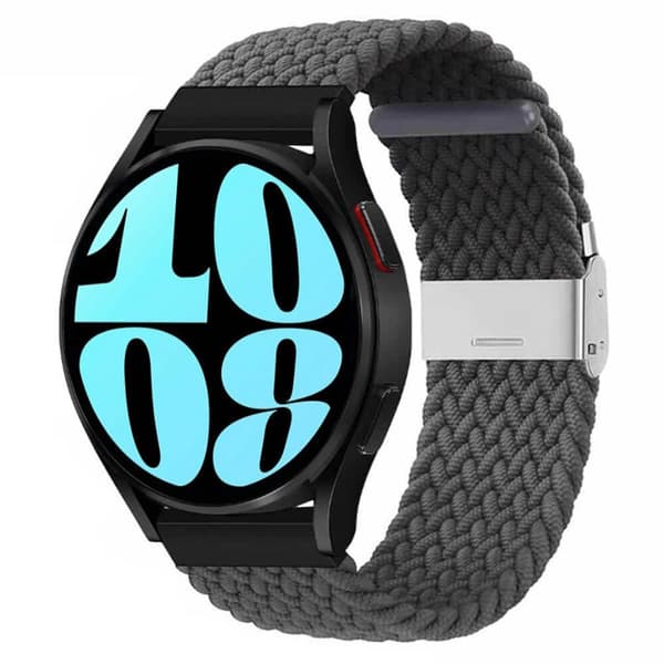 Flettet Elastisk urrem til Samsung Galaxy Watch 6 (40mm) - skygr