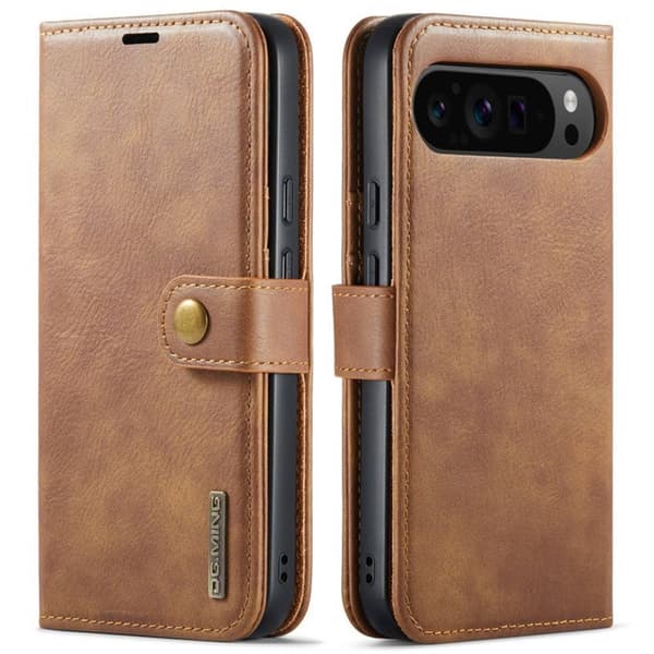 Wallet DG-Ming 2i1 til Google Pixel 9 Pro - Brun